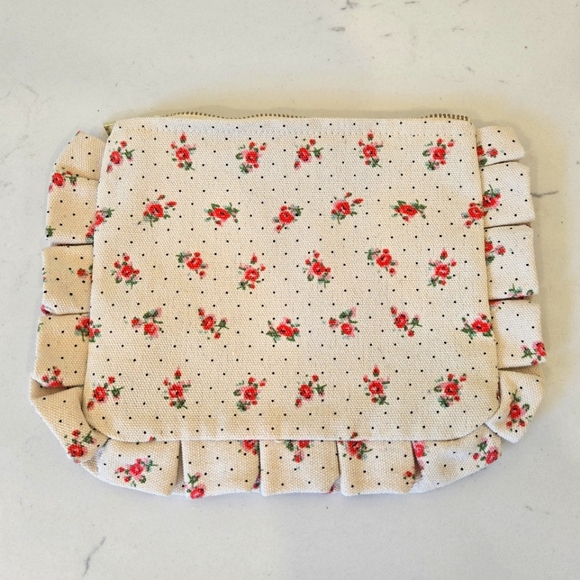 Sezane Floral Zip Pouch - Picture 2 of 2
